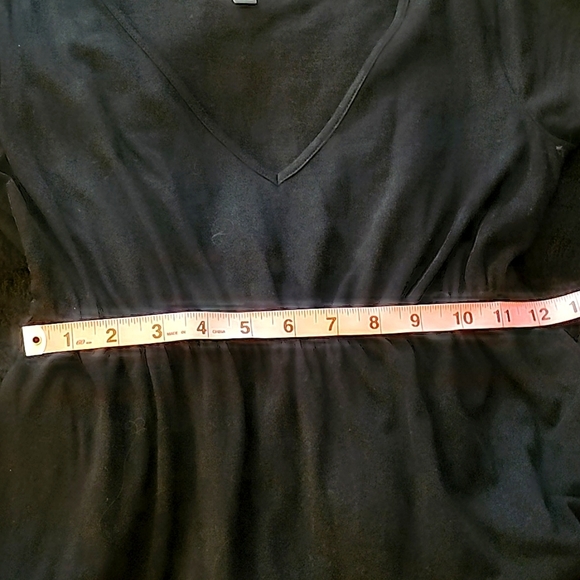 Wild Fable XS Black Short Sleeve Babydoll Mutiple Tiered Dress - Picture 11 of 13